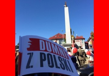 Uroczystość odsłonięcia Pomnika Niepodległości w Gorlicach