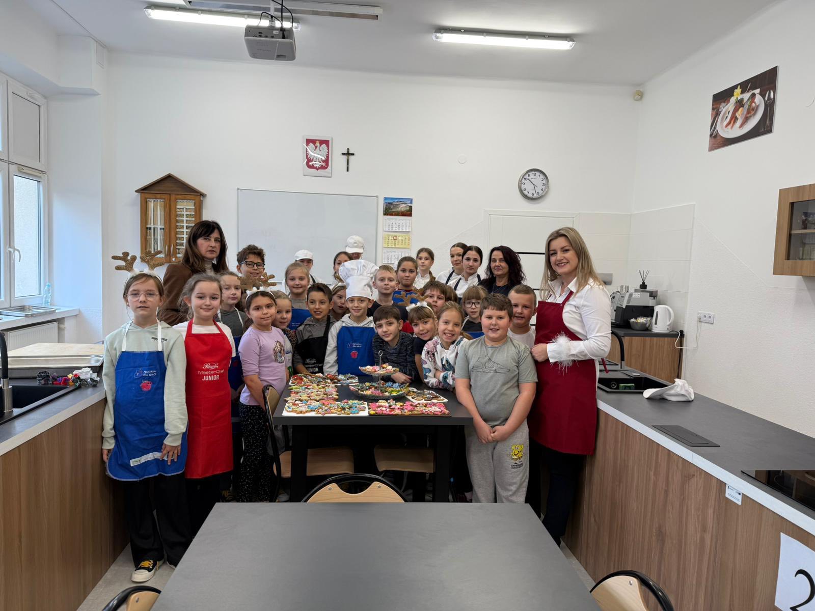 Warsztaty piernikowe z uczniami Szkoły Podstawowej nr 5